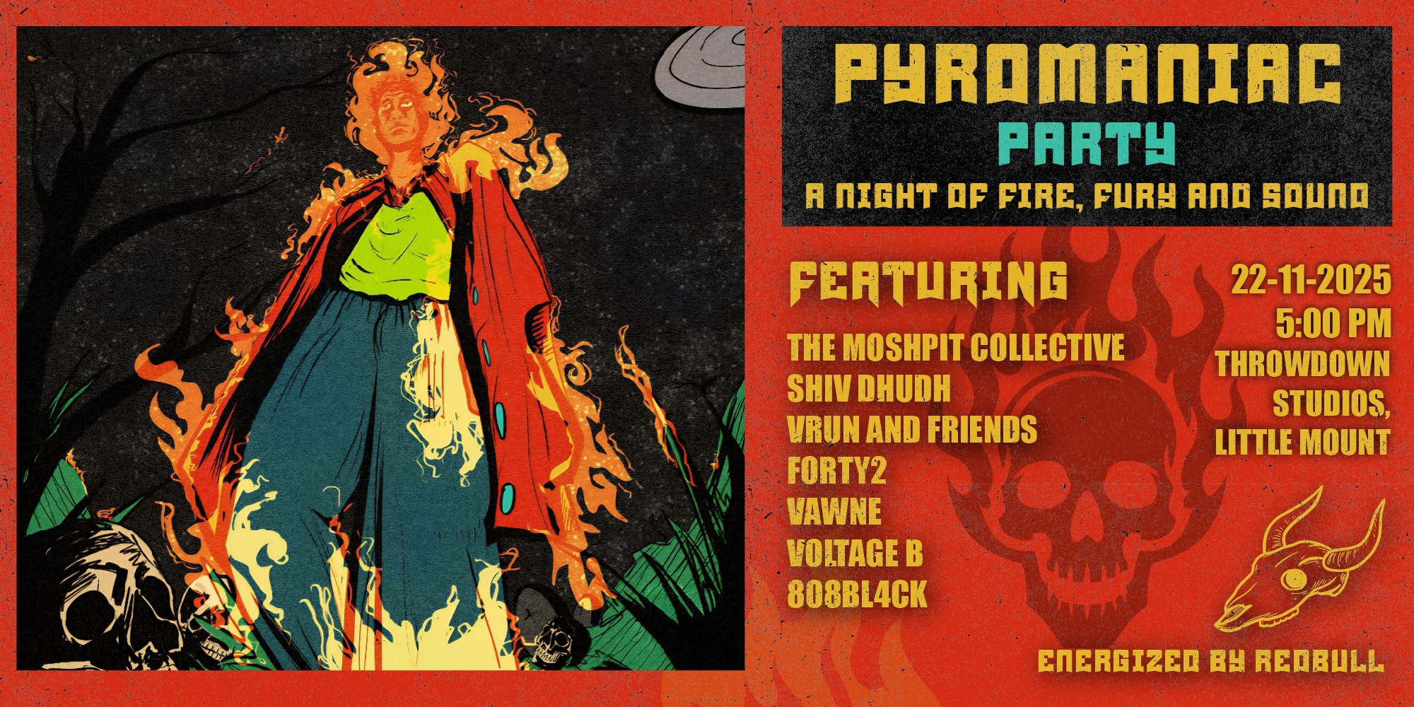 Pyromaniac Party Poster